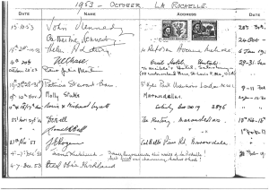 1953 vistor signatures