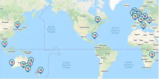 INTO Reciprocity Map